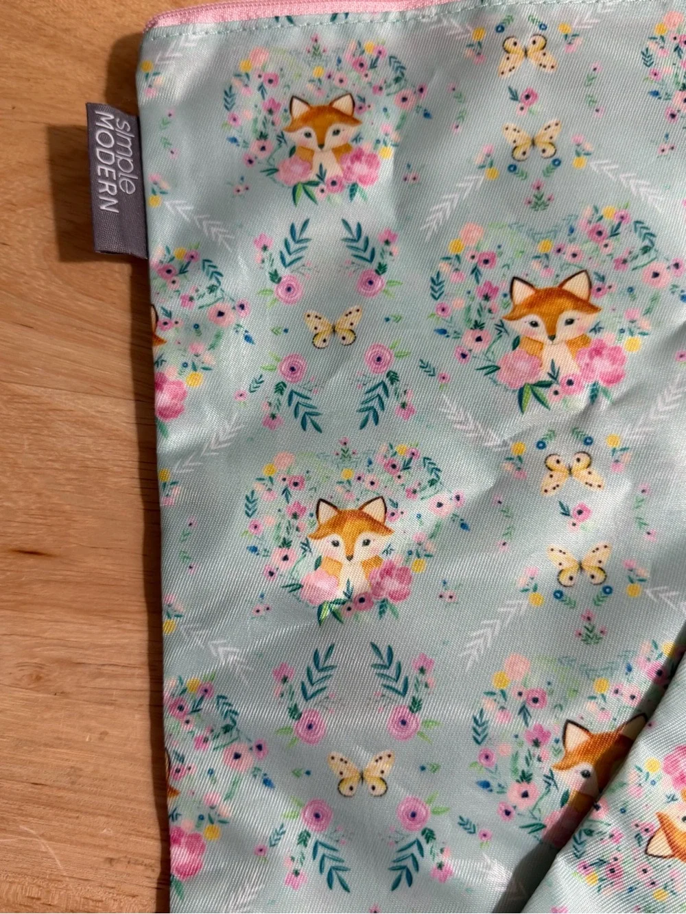 Disney Kids Wet Bag Set in Mint Green and Blue with Fox & Winnie the Pooh Prints